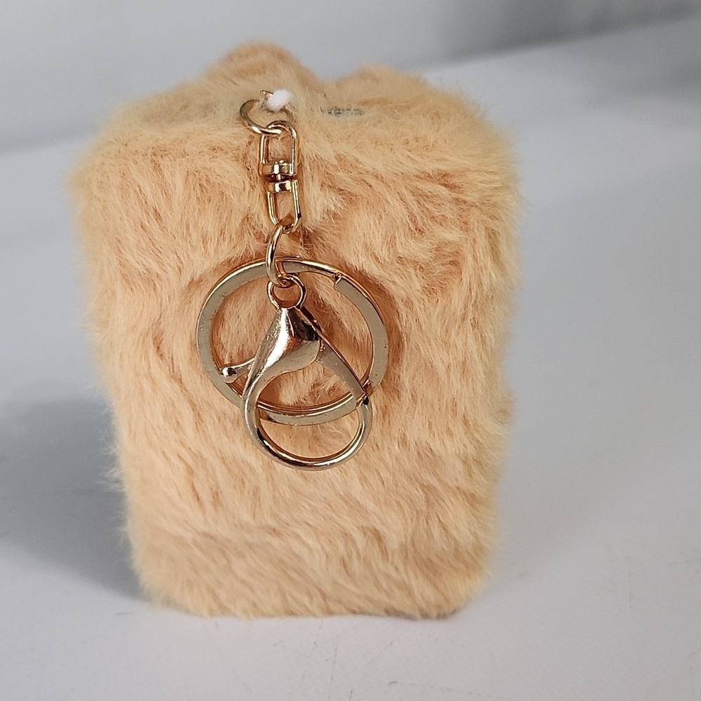Labubu Inspired Plush Bag Charm Compact Mirror - Picture 3 of 5